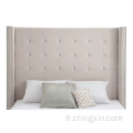 Bouton Tufting Tissu rembourré lit en gros